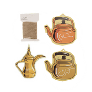 Flask Tags With Rope -6pcs - The Dana Store